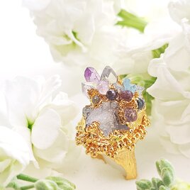 水晶原石リング　トマスゴンサガ産の画像