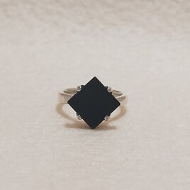 オニキスのリング (一点物)の画像