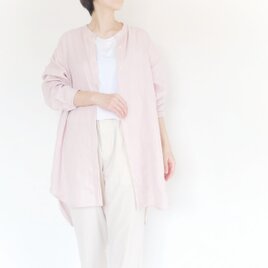 ほどよいきちんと感がちょうどいい　ふんわりガーゼシャツ　さくら色　桜　　綿　ペールカラー　フォーマルの画像