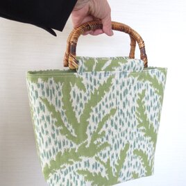 藤の持ち手のトート（USA製）の画像