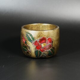 Makie Tea Bowl - Tsubaki　( 椿 )の画像