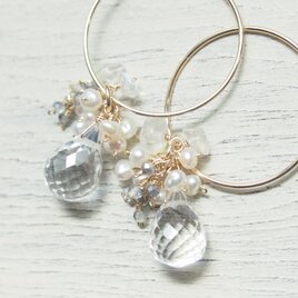 朝露（フープピアス（14kgf））の画像