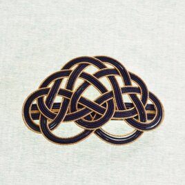 水引バレッタ 和み 藍の画像