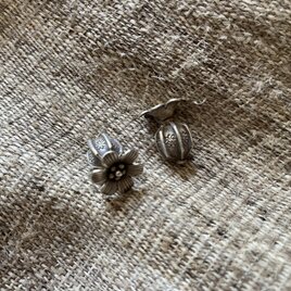 Karen Hill Tribe silver カレンシルバー パトゥア ピアスの画像