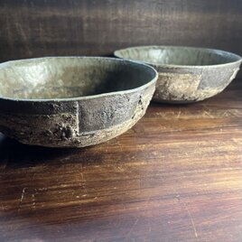 焼締&泥彩&灰釉　中鉢(ボウル)  (25152)の画像
