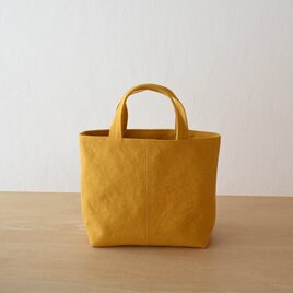 やさしい布のトートバッグ【菜の花】　帆布の画像