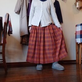 木綿スカート⭐カジュアル森ガール80cm丈の画像
