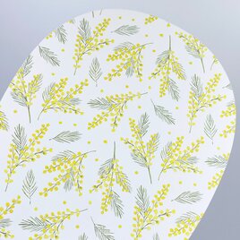 【5種から選べるマウスパッド】ミモザ サステナブルグッズ 小花柄の画像
