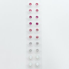 【スワロフスキー正規品】耳つぼジュエリー20粒(ピンクグラデーション)の画像