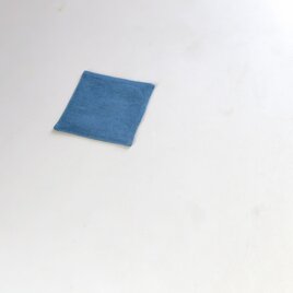日用品店（布）コースター ／国産リネン  9.5cm×9.5cm 【 青（くすみ系） 】の画像