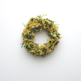 mimosa wreathの画像