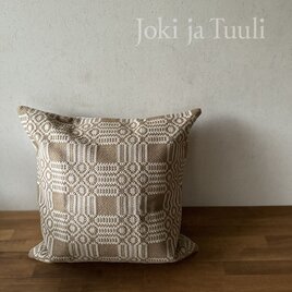 cushion cover[手織りウールクッションカバー] ストロー