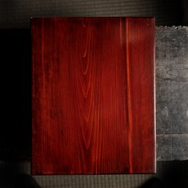 味のあるお品物◆古い骨董の栄え重の木箱　収納などに　古物　古民家　骨董・antiques　拭き漆　明治期 i6の画像