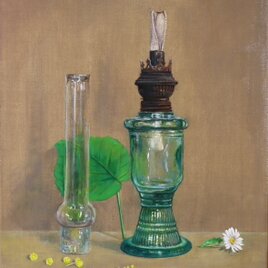 アクリル「春を灯す」