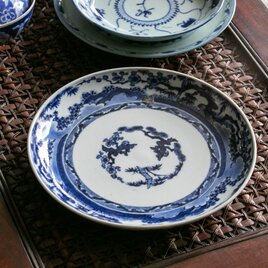 古伊万里 染付 花唐草文深鉢 江戸後期 | iichi 日々の暮らしを