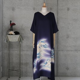 着物リメイク 紬のワンピース L〜 フリーサイズ | iichi 日々の暮らし  