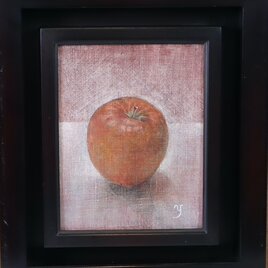 油絵「林檎」