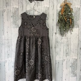 有松絞り浴衣リメイク　Aラインワンピース ☆ 浴衣リメイク 有松絞りで Aラインワンピース | iichi 日々の
