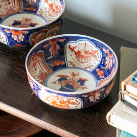 古伊万里 染付 花唐草文深鉢 江戸後期 | iichi 日々の暮らしを