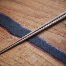 【二宮さまご注文分】箸22.5cm 白漆仕上げの画像