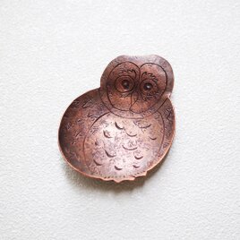 茶匙　カラフトフクロウ　銅の画像