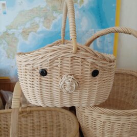 ワンハンドルかご(小)の画像