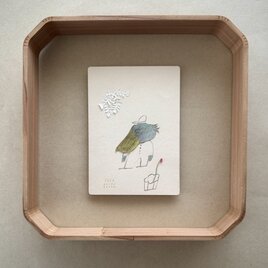 「ハシビロコウ」原画のみの画像