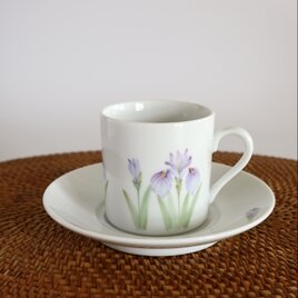 あやめのコーヒーカップ