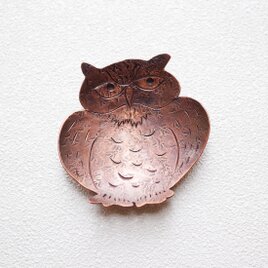 茶匙　ファラオワシミミズク　銅の画像
