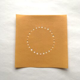 型紙（星輪・8.5cm）の画像