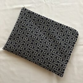 「刺し子」L字型収納ケースの画像