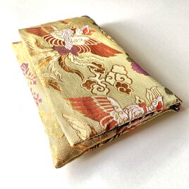 『煌翔（こうしょう）』　金襴織物御朱印帳袋　B6サイズ　鳳凰　紗綾形　御朱印帳ポーチ　御朱印帳ケース　数寄屋袋　桐生織物の画像