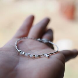 - Jade - silver braceletの画像