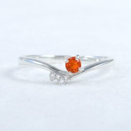 SV925 ファイヤーオパール リング シルバー CH076CIBSの画像