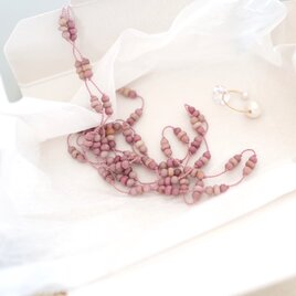 long necklace silk シリシャスシストの画像