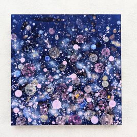 夜桜(アクリル原画)の画像