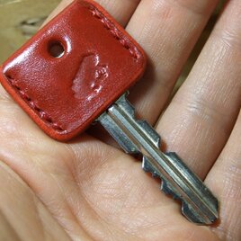 蛙刻印のキーカバー　ルガト赤の画像