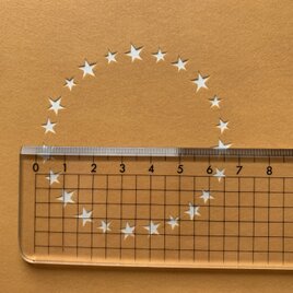型紙（星輪・6.7cm）の画像