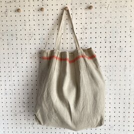 ドイツアンティークリネンクロスのエコトート*#10の画像