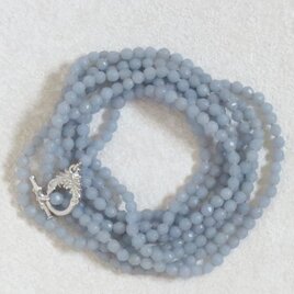 エンジェライトのロングネックレス