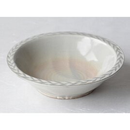 《送料無料》粉引の柄鉢の画像