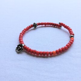 「ホワイトハート」とカレンsilver＊＊＊ワイヤーブレスレット＊＊＊の画像