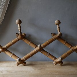 バンブー　コートラック、帽子ラック　フランス　ブロカント　ブロカントのある暮らしの画像
