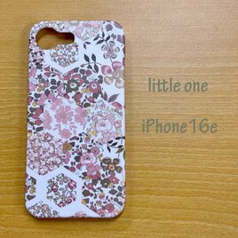 【リバティ生地】パッチワーク・ストーリーズサーモンピンク iPhone16eの画像