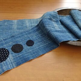 酒袋刺し子ショルダーバッグ(ハンドメイド） 酒袋×刺し子×藍染のバッグ | iichi 日々の暮らしを心地よくする