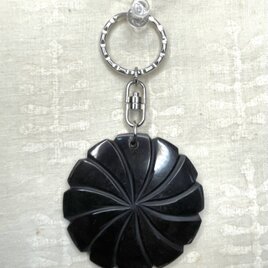 水牛角のキーホルダー(キーリング)10Ｋ