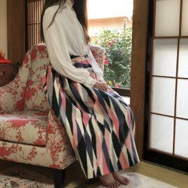 銘仙スカート　夕暮れの万華鏡の画像