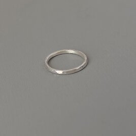 シルバーリング【knock】925　シンプル　つけっぱなし　サイズ豊富　ピンキーリング　の画像