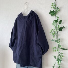 ダブルガーゼポッケ付きパーカーの画像