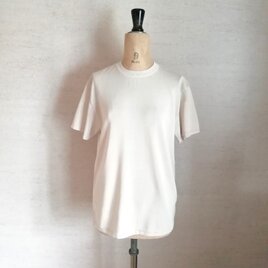 【新作】和紙素材で超快適♡肌が呼吸する♡Tシャツニットプルオーバー　オフベージュの画像